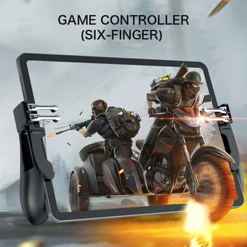 

1pair Mobile Game Controller for PUBG Mobile Controller 4-Key L1 R1 Triggers PUGB Mobile Game Trigger for iOS/Android Tablets