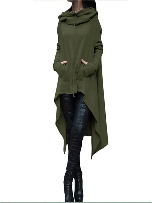 Army Green Harajuku розовая толстовка с капюшоном из Кредо Убийцы Для женщин Kpop в готическом стиле, больших размеров с капюшоном рейв фестиваль одежда халат накидка пуловер Топы для детей - Цвет: Army Green