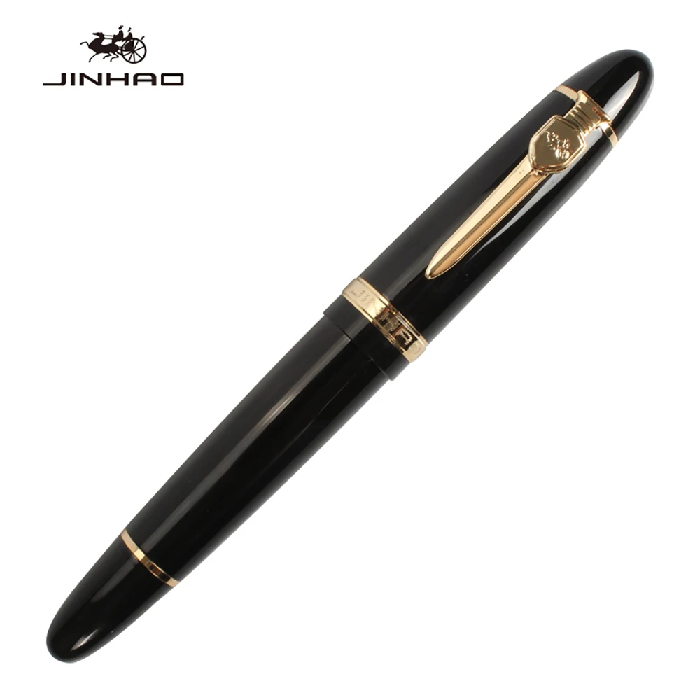 Jinhao 159 шариковая ручка из тяжелого металла, Высококачественная Роскошная ручка с золотым/серебристым покрытием, 0,7 мм наконечник, школьные офисные принадлежности, canetas de luxo