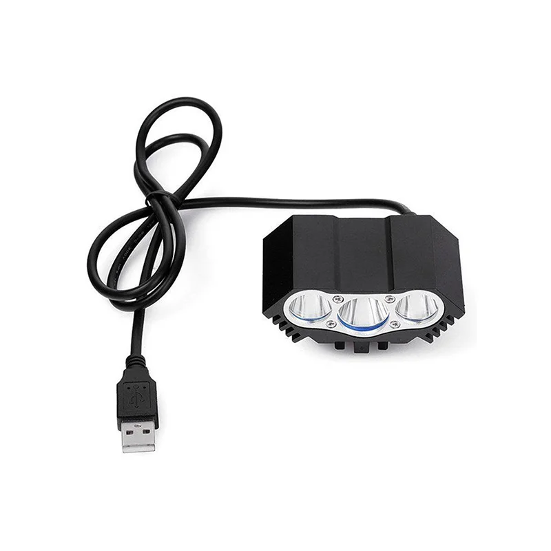 12000 Lums велосипедный светильник светодиодный налобный фонарь велосипедный USB велосипедный светильник водонепроницаемый светодиодный головной светильник внешний аккумулятор Аксессуары для велосипеда