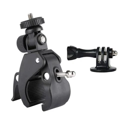Bicycle and Motorcycle Handlebar Camera Mount Clip Adapter - Bike Clip With Mount