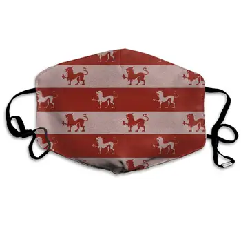 

Lion Washable Reusable Mask, Cotton Anti Dust Half Face Mouth Mask For Kids Teens Men Women With Adjustable Ear Loops