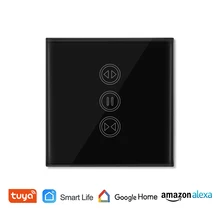 Cheap Tuya Smart Life WiFi Curtain Switch for Electric Motorized Curtain Blind Roller Shutter, Google Home, Amazon Alexa Voice Control