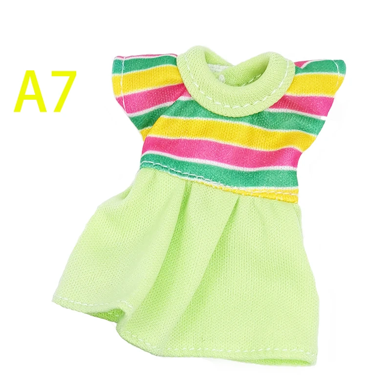 Princess Dress For 1/12 Bjd Dolls Ob11 Clothes Doll Accessories Universal 2021 New Suit Baby Outfits Fit Children Xmas Gifts