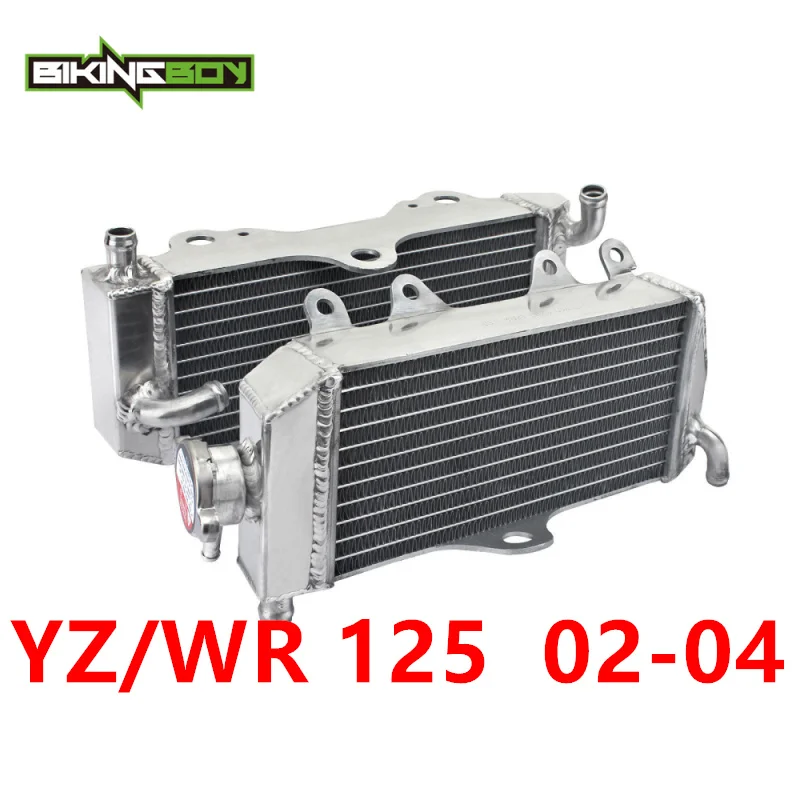 BIKINGBOY радиатор водяного охлаждения двигателя кулер YZ 125 250 96-19 15 14 13 12 11 10 YZ250X, 16, 17, 18, 19, WR 125 96-04 WR 250 автоматическое слежение) 96-01 - Цвет: YZ WR 125 02-04 Pair