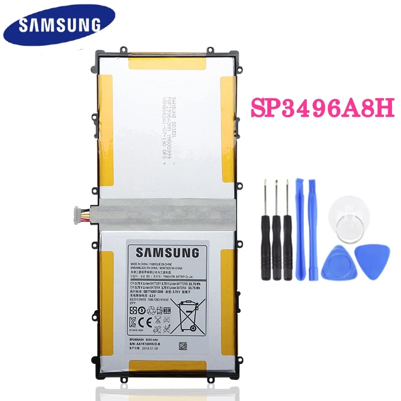 Сменный аккумулятор samsung SP3496A8H для samsung Google Nexus 10 GT-P8110 HA32ARB аутентичный планшет аккумулятор 9000 мАч