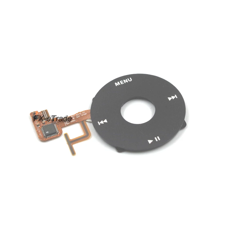 10pcs Black Clickwheel Click Wheel with Flex Circuitry for iPod 5th Video 30GB 60GB 80GB