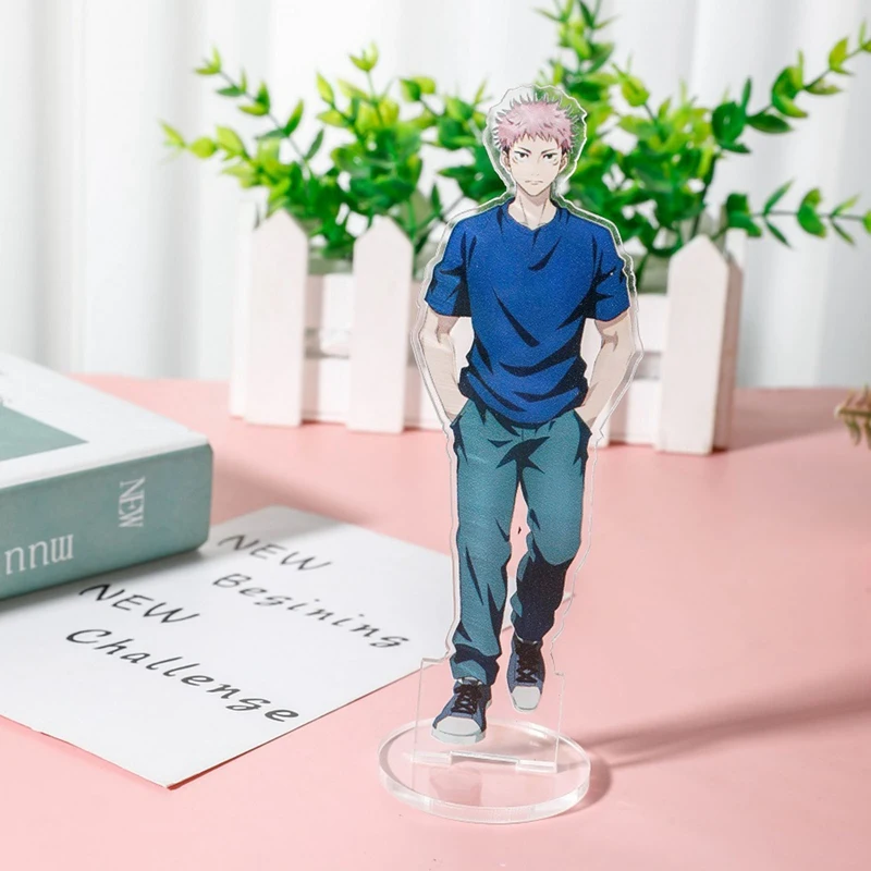 4 Styles New Japan Anime Jujutsu Kaisen Acrylic Figure Stand Model Plate Desk Decoration For Kids Gift
