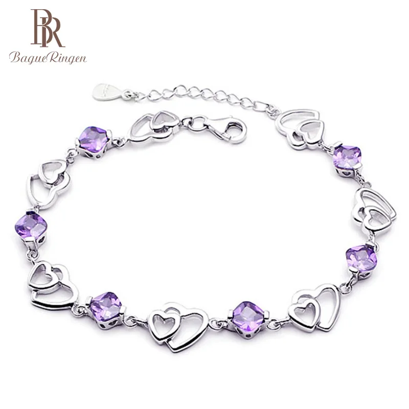 Bague Ringen Элегантный браслет для женщин ювелирные изделия 925 пробы серебро
