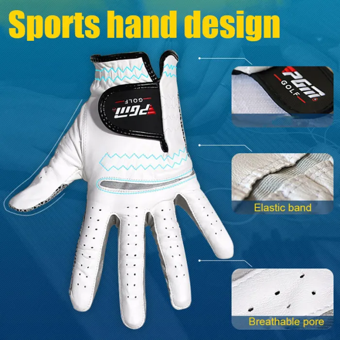 1 PCS Men Golf Gloves Left Right Hand Soft Breathable with Anti-slip Granules Golf Gloves BB55