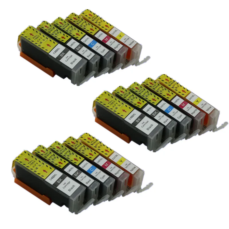 Картриджи для струйных принтеров Canon Pixma Ip7240 MX924 IX6540 IX6840 IP8740 15PK PGI450 450 CLI451