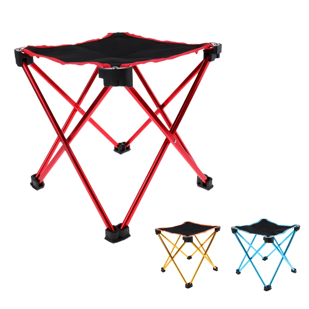 Lightweight Portable Folding Camping Stool Backpacking Chair with Carry Bag for Hiking Beach Fishing Outdoor Travel