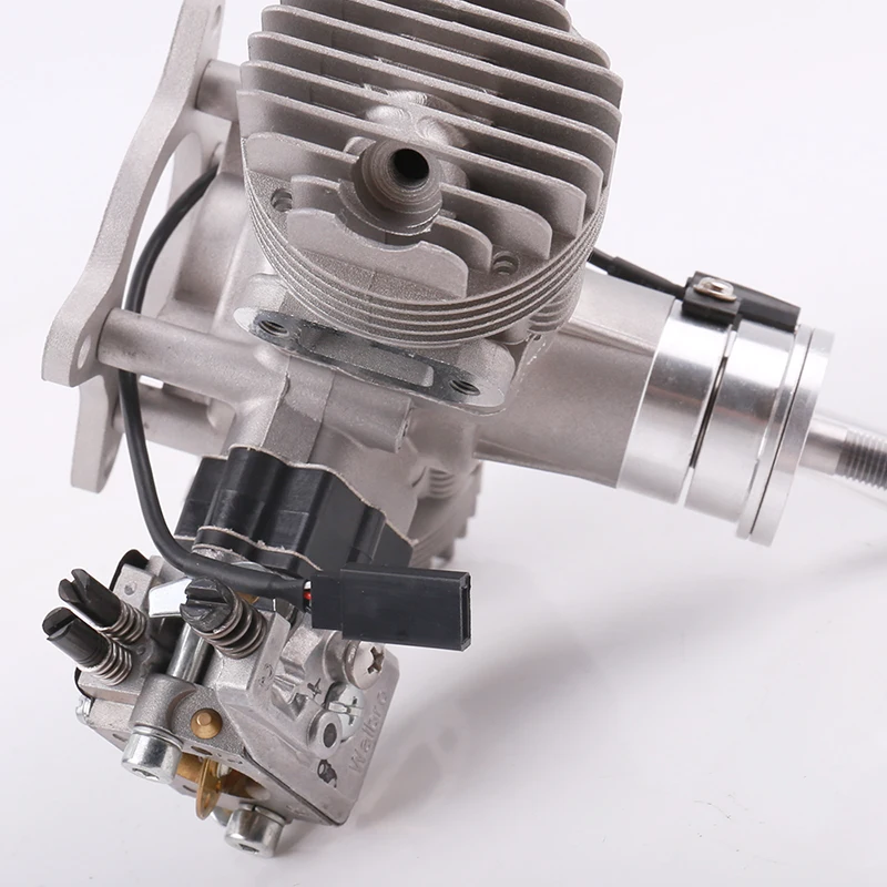 RCGF 30cc двухцилиндровый бензиновый/бензиновый двигатель двойной цилиндр с глушителем/зажиганием/свечей зажигания для радиоуправляемой модели самолета