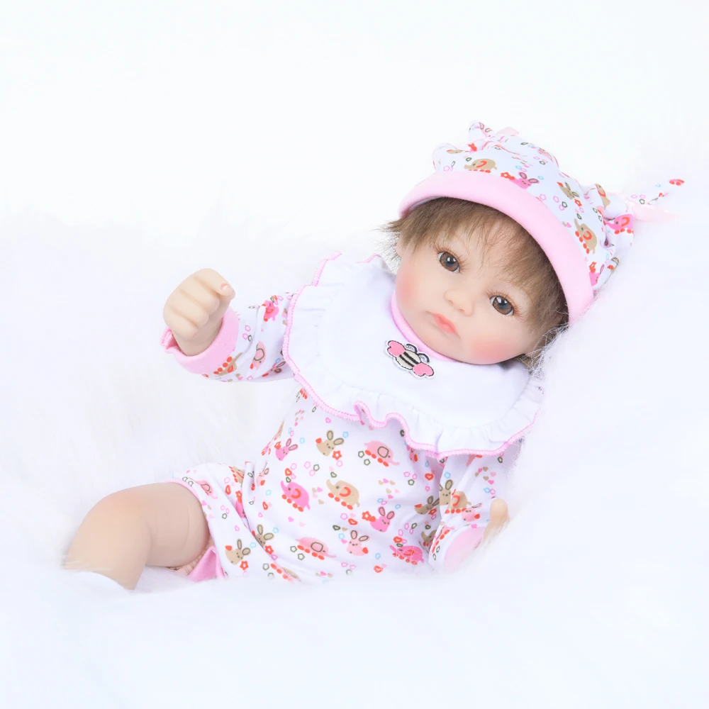 1" 48 см кукла Boneca Reborn силиконовая кукла Reborn Baby Dolls силиконовая Menina Детские куклы детский подарок на день рождения Рождество кукла для детей