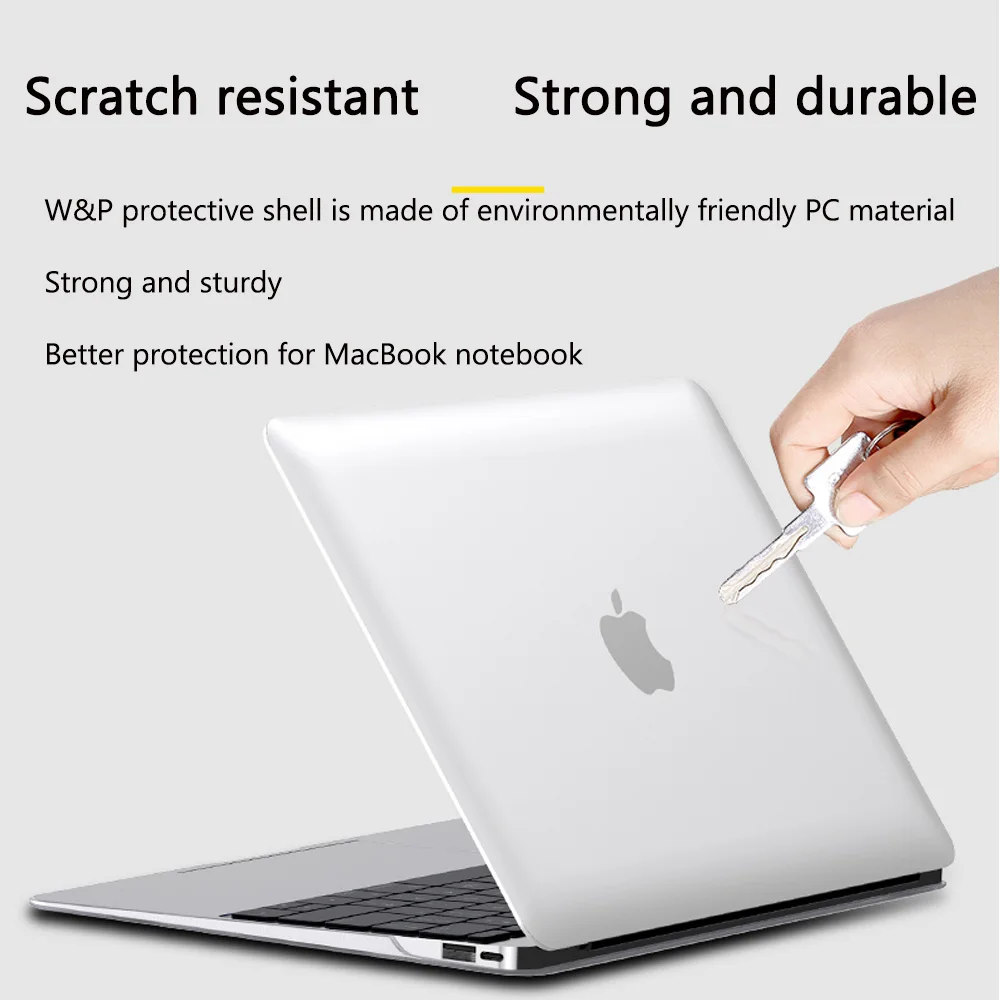 Матовый кристально прозрачный чехол для Mac book Air Pro Retina 11 12 13 15 16 Touch Bar 2020 A2251 A2289 New