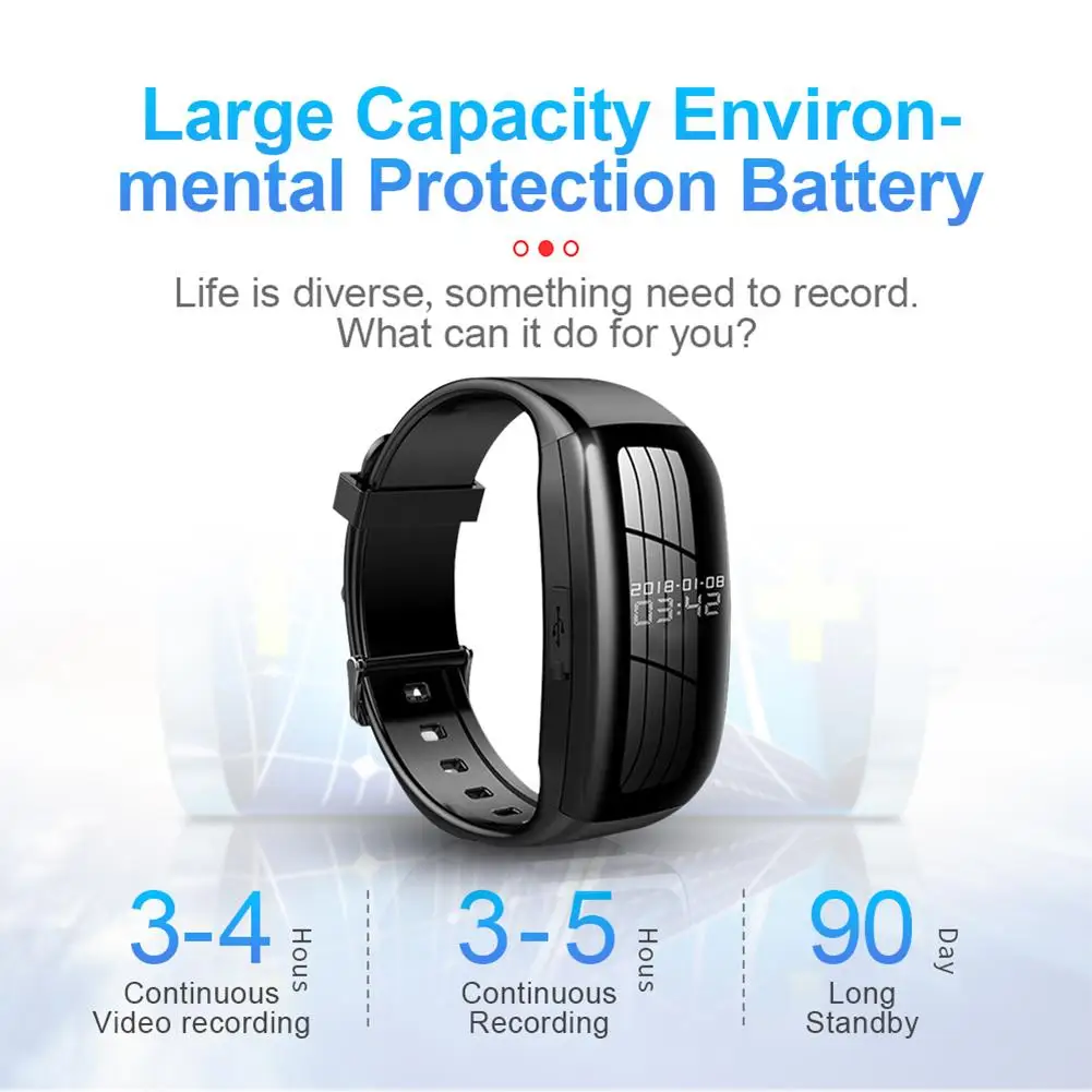 Watch Professional Smart Bracelet Smart Bracelet Recording Pen HD Noise Reduction Video Recorder Sports Mini Camera