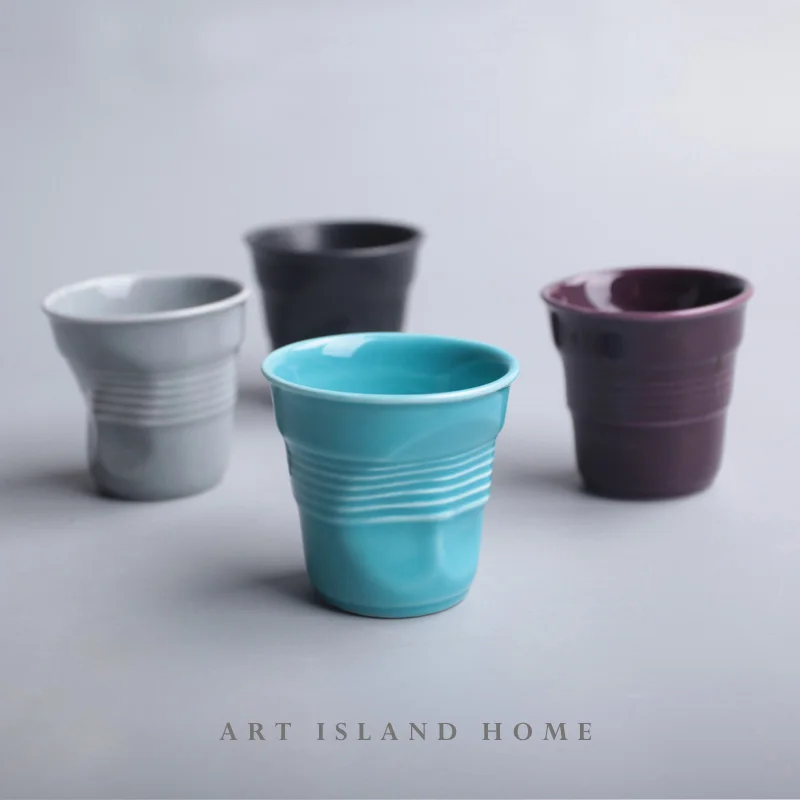 Кружка оригами чашка для кофе, молока чашка для воды и чая простой в скандинавском стиле керамическая фарфоровая керамическая кружка для завтрака
