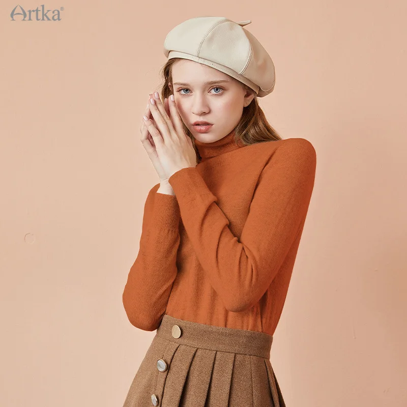 ARTKA 2020 Winter New Women Sweater 6Color Elegant