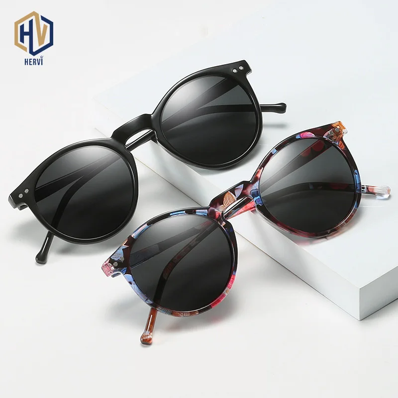 Polarized Sunglasses Men Women Driving Round Frame Sun Glasses Retro Male Female Goggle UV400 Shades Oculos Gafas De Sol | Аксессуары