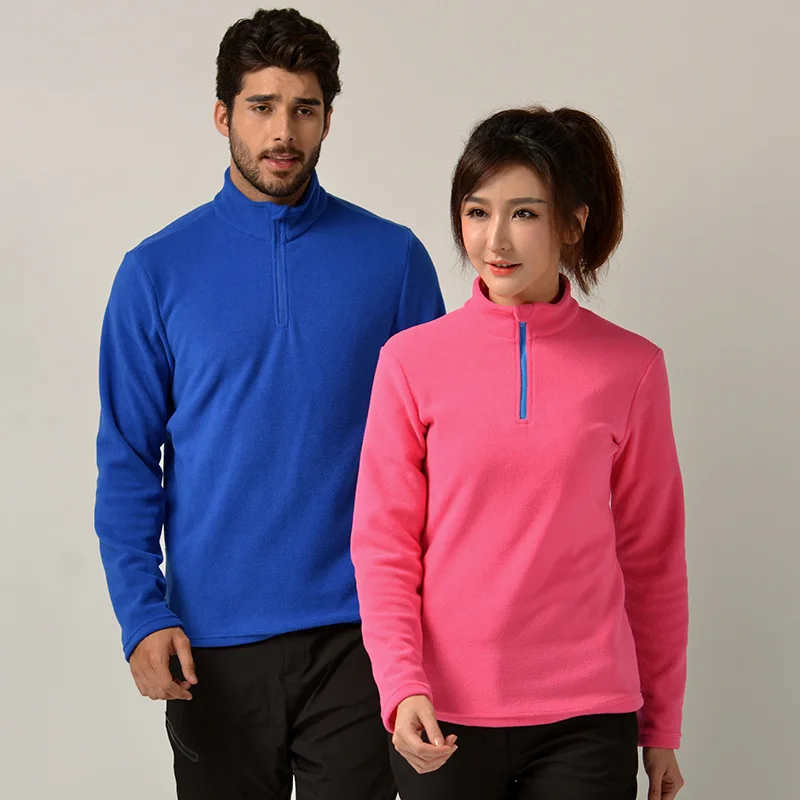 

Outdoor Fleece Men's WOMEN'S Coat Spring And Autumn Warm Sports Pullover Couples Hoodie Polar Fleece Blouses