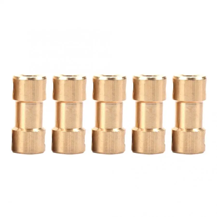 

5pcs Coupler Motor Shaft Motor Copper Shaft Coupling Coupler Connector Sleeve Transfer Joint Adapter Flexible Coupling