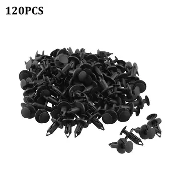 

120Pcs Auto Parts Car Fender Buckle 6Mm 9Mm Fixed Buckle Fender Bumper Push-Type Buckle Car Accessories