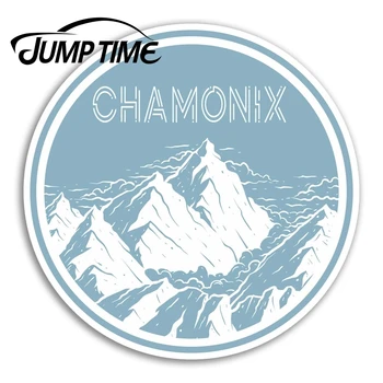 

Jump Time Chamonix Vinyl Stickers Ski Mountain Sticker Laptop Luggage Decal Decor Window Bumper Waterproof