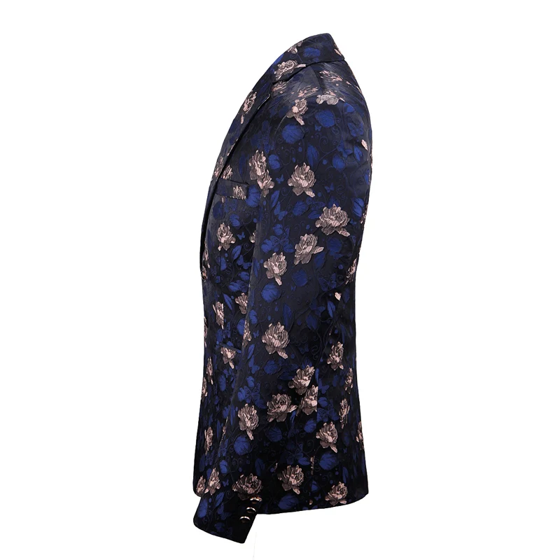 2019 Autumn And Winter New Men'S Embroidery Craft Blazer High Quality Business Casual Fashion Trend Wild Men'S Single West 2019 Autumn And Winter New Men'S Embroidery Craft Blazer High Quality Business Casual Fashion Trend Wild Men'S Single West