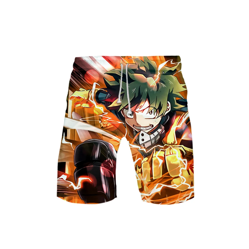 3D My Hero Academic Printed male summer shorts Casual summer beach shorts male Hot sales board shorts plus size max 6XL