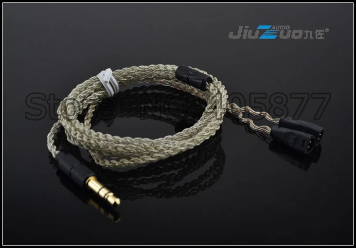 UE silver plated Upgrade Replacement Audio Cable IE80 Upgrade headphone cable1 2M
