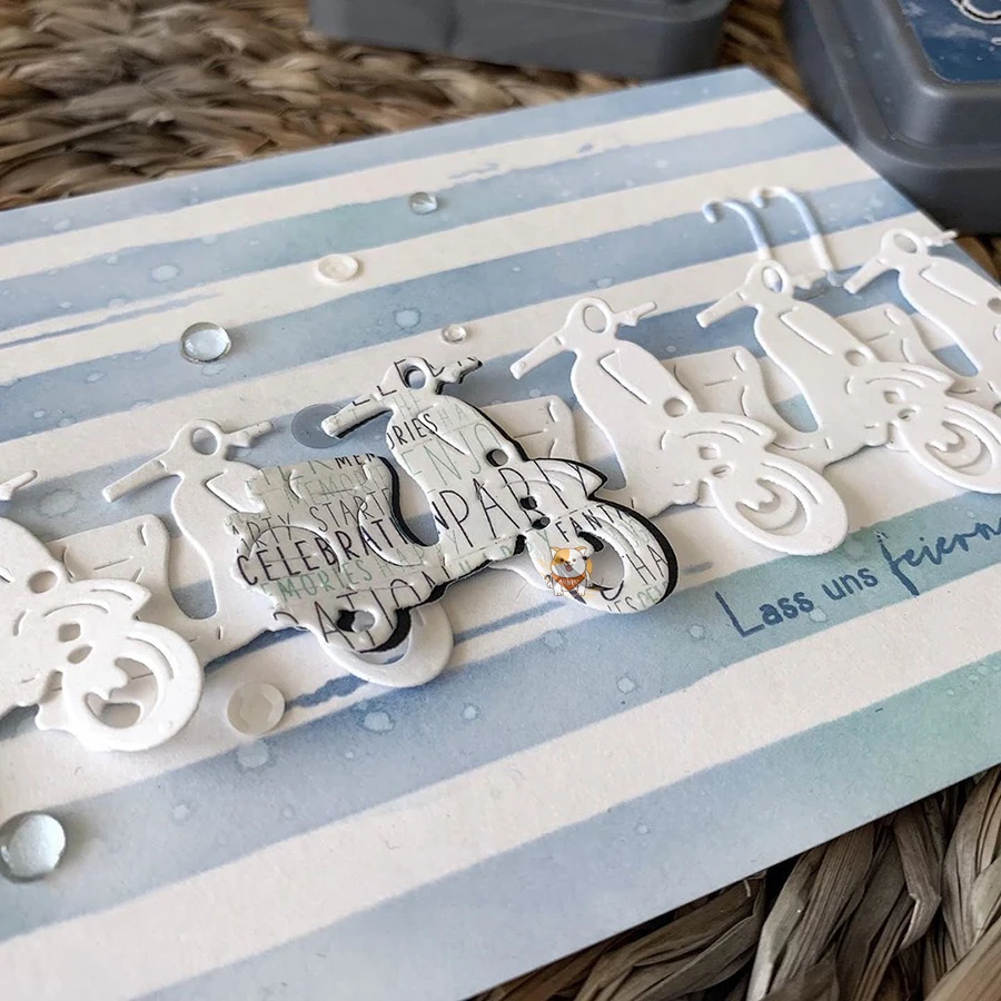 Мотоцикл электрический автомобиль металла резки штампы плесень трафарет для