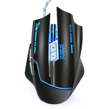 

MMR7 Wired Gaming Mouse DPI Adjustable Optical Mice Breathing Lamp Computer Mice R2JB