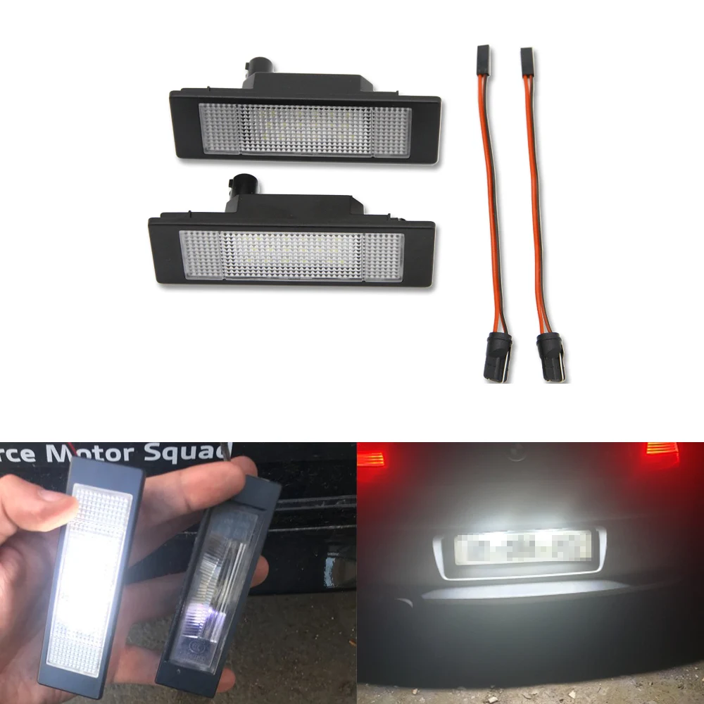 2x светодиодный номерной знак света для BMW E81 E85 E86 E87 E89 F06 F12 F13 Z4 с can bus|Сигнальная