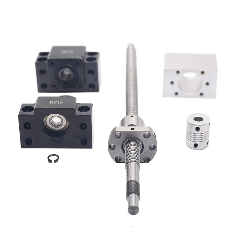 

Sfu1204 Set:Sfu1204 Rolled Ball Screw C7 With End Machined+1204 Ball Nut+Nut Housing+Bk/Bf10 End Support+Coupler Rm1204