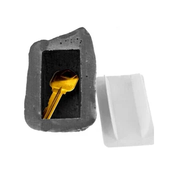 

Outdoor Garden Key Box Safe Security Rock Stone Case Security Safe Storage Box Hiding Containers Garden Ornament