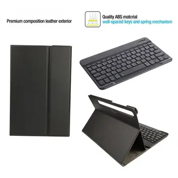 

Pen-absorbing Version PU Leather Case Bluetooth Keyboard For Samsung Tab S6 10.5 SM-T860 Ultra Thin Split Bluetooth Keyboard