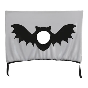 

New Novelty Halloween Sunscreen Foldable Car Rear Window Shade Visor Cover Curtain With A Hole For Pet Dog Accesorries