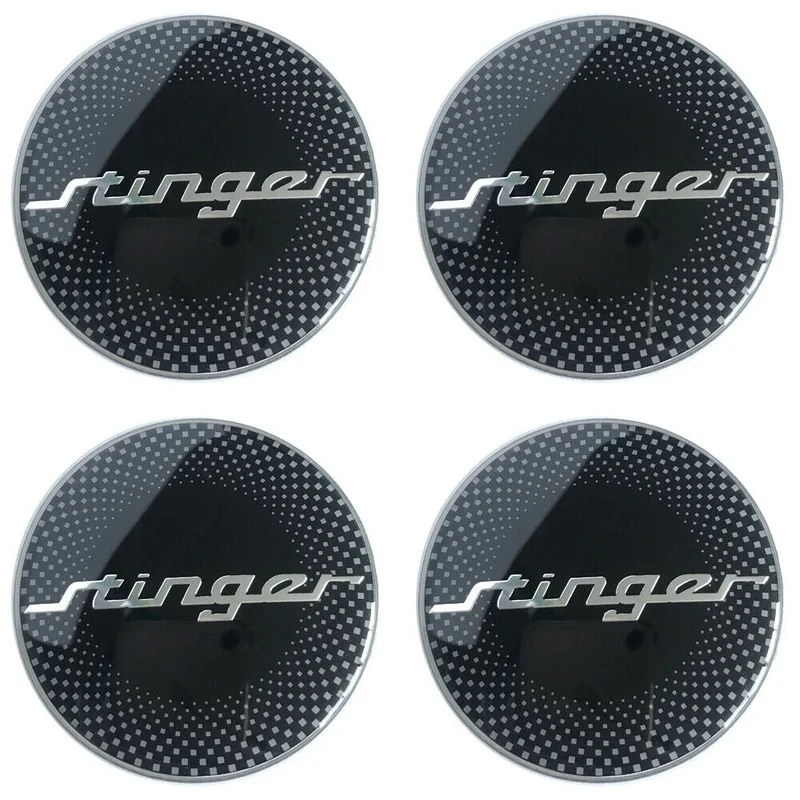 4pcs 60mm（2.36''）stinger Emblem Car Wheel Center Hub Sticker For Kia