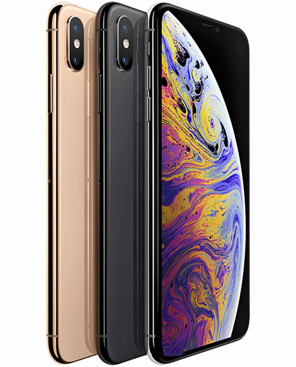Разблокированный смартфон Apple iPhone XS 5,8 дюйма с функцией распознавания лица и NFC ПЗУ 64 Гб/256 ГБ с шестиядерным процессором Apple Pay