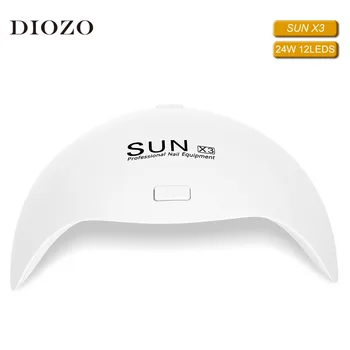 

DIOZO Manicure Nail Dryer 24W/36W Fast Dry Led Curing Lamp Infrared Automatic Sensing Smart Timer Manicure UV Led Lamp For Nails