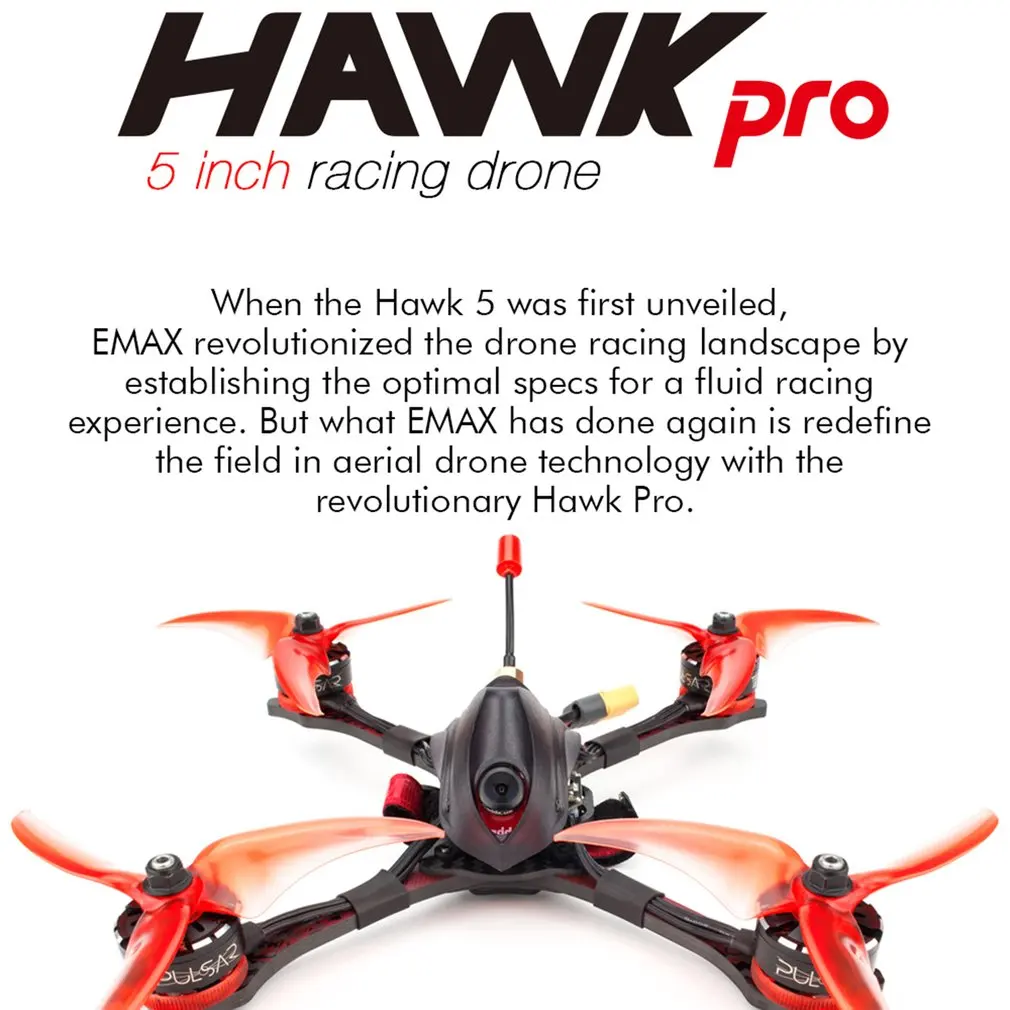 Hawk Sport/Pro 5 дюймов 4S/6S FPV гоночный Дрон PNP/BNF F405 FC 35A Blheli_32 ESC 1700KV/2400KV CADDX Turbo Micro F2 25-200mW VTX