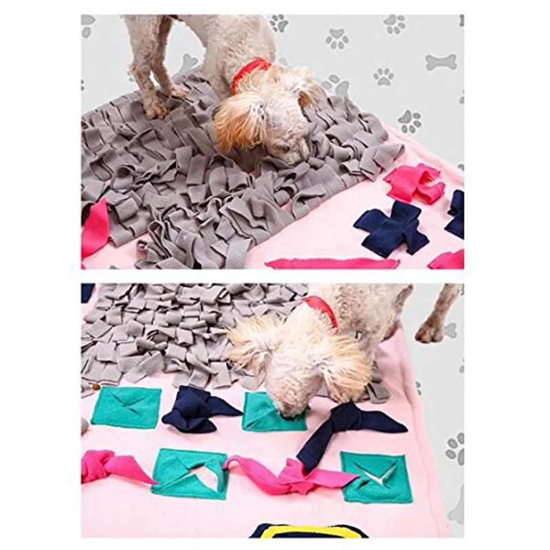 Wooly Snuffle Mat Pet Sniffing Pad Nose Work Blanket Dog Training Mats Dog Feeding Mat Pet Activity Mat Great For Stress Release