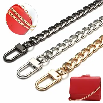 

3 Colors High Quality 120cm Stainless Steel Bag Strap Purse Chain Handle Shoulder Crossbody Small Handbag Metal Replacement