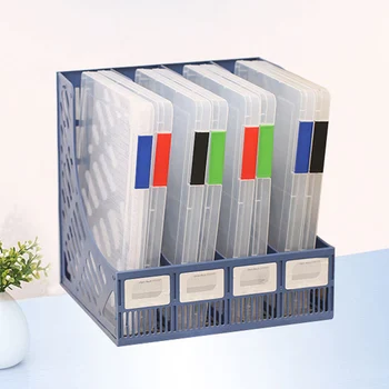 

File Storage Box Transparent Plastic Document Case Portable Paper Organizers QP2