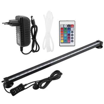 

Fish Tank Bubble Light Underwater Submersible Led Light with Remote Control Color Changing Aquarium Light Kit EU Plug