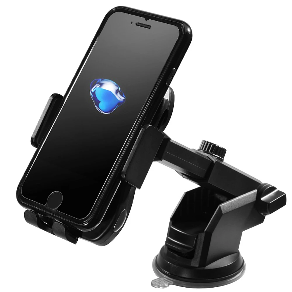 Bakeey 10 Вт bluetooth цифровой дисплей fm-передатчик Быстрая зарядка беспроводное зарядное устройство Автомобильный держатель для iPhone XS huawei mate 30