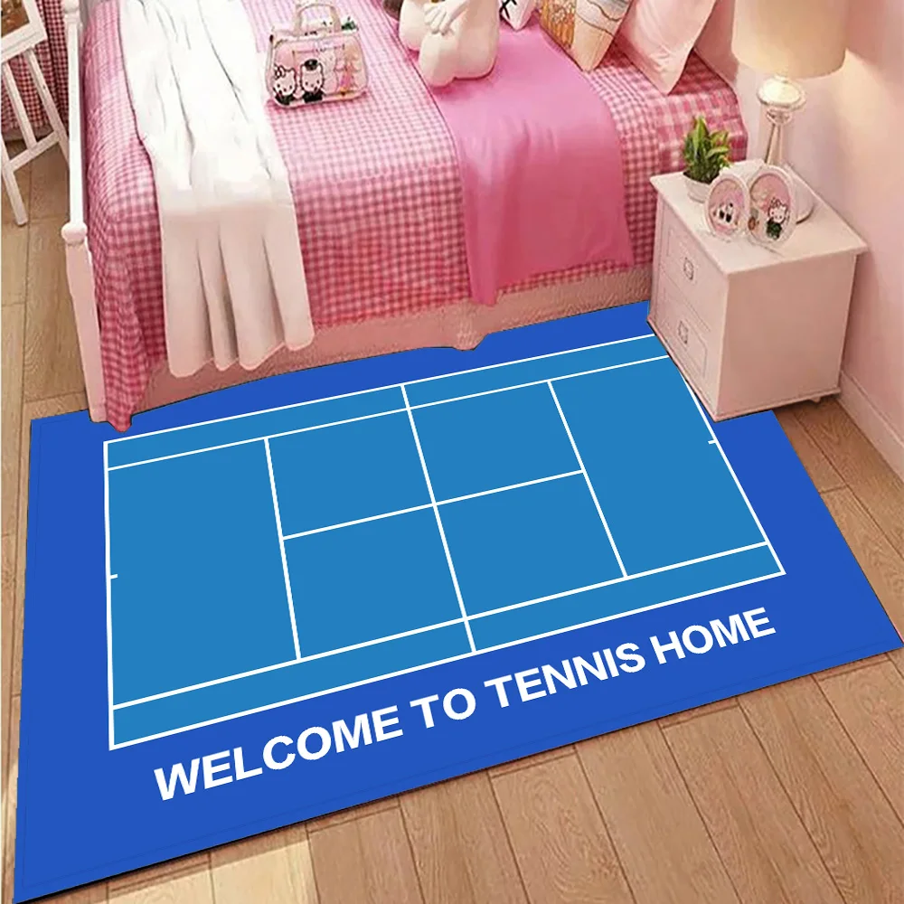 Tennis Court Flannel Non-slip Floor Mats