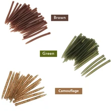 30 шт./лот 54 мм Мягкие резиновые противозапутывающие рукава соединяются с рыболовным крюком Карп грубая наружная рыболовная аксессуары 3 корлор