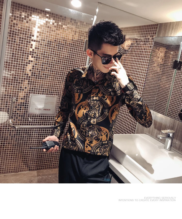 Мужские рубашки с принтом Иисуса, повседневные облегающие рубашки Camisa Masculina, дизайнерские уличные рубашки, Мужская одежда, мужская одежда, Chemise Homme