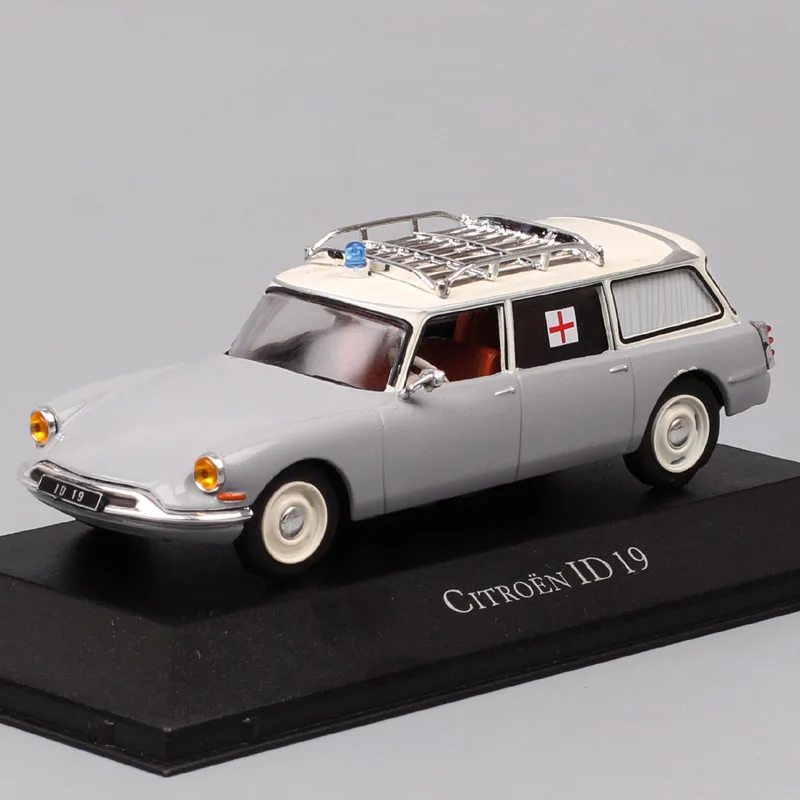 Мини Atlas Editions IXO 1/43 Citroen ID 19 DS супер скорой помощи медицинский металл, полученный литьем под давление и игрушки модели автомобилей весы коллекции автомобилей